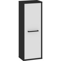 Sienas skapītis BOSS-17 1DP, Melns/Balts